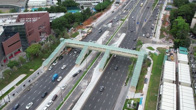 【正版素材】深圳城市交通  泥岗西路