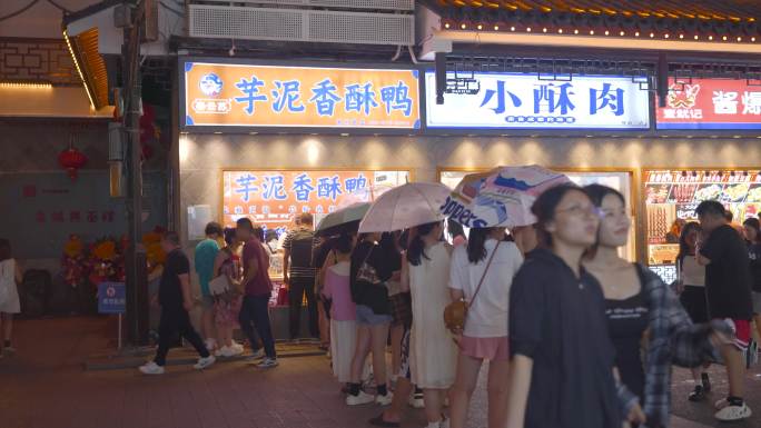 网红店排队实拍