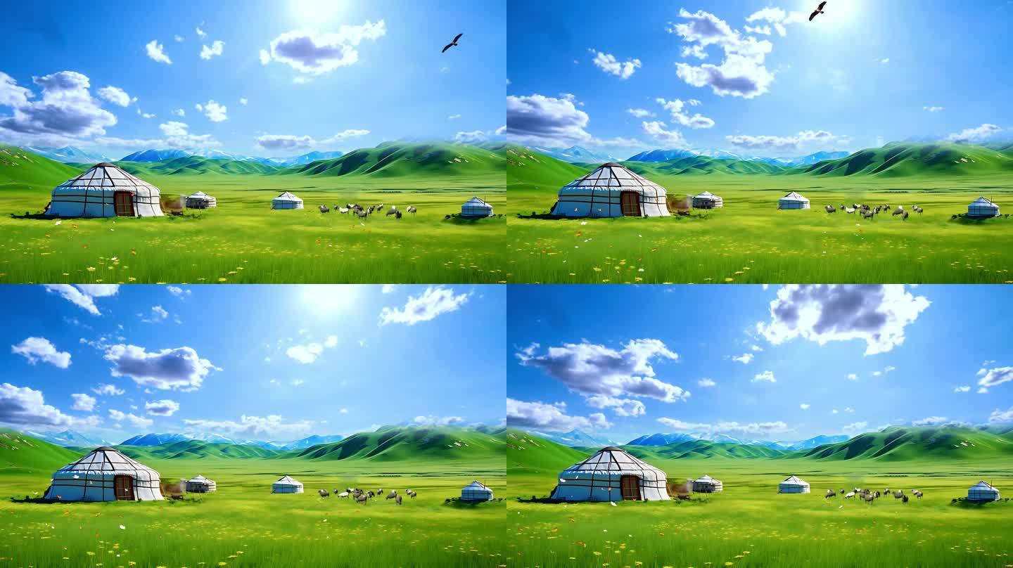 蒙古包大草原