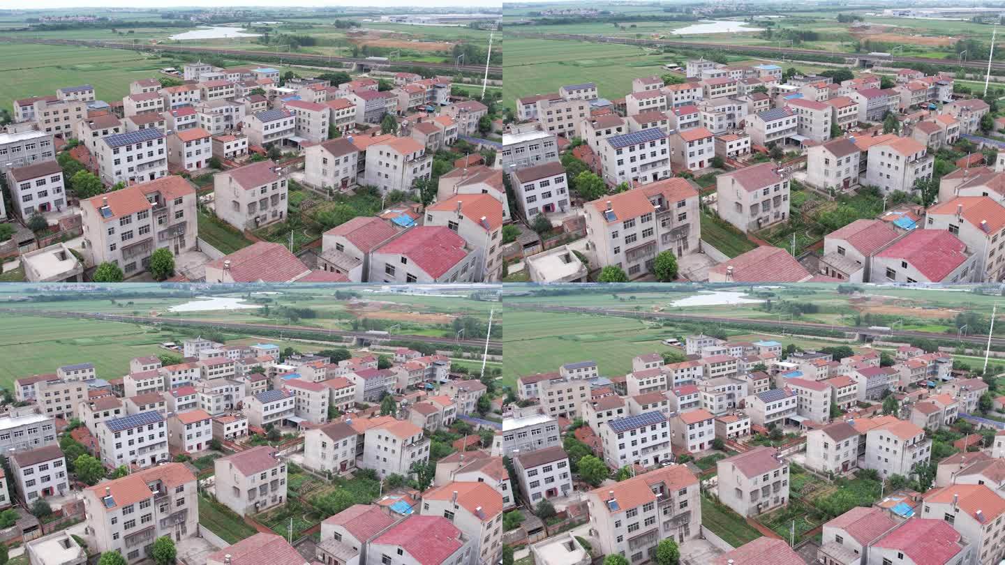 中国红砖瓦房新农村建设