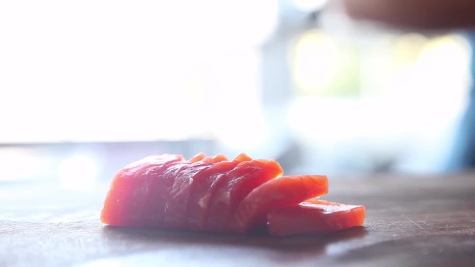 切三文鱼-日式料理