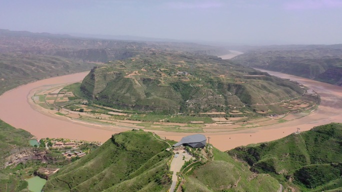 陕西乾坤湾景区  清水关  4K航拍