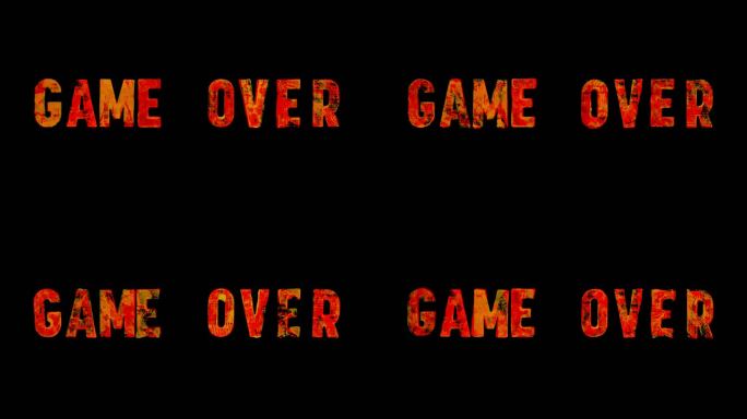 游戏结束Game Over