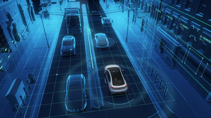 科技城市智慧交通全息数据智能驾驶