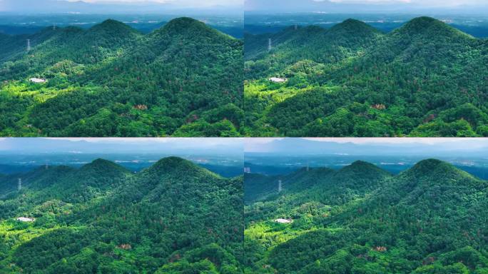 信阳贤山森林大景航拍