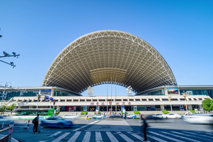 烟台火车站延时