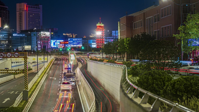 郑州二七塔日转夜延时8K