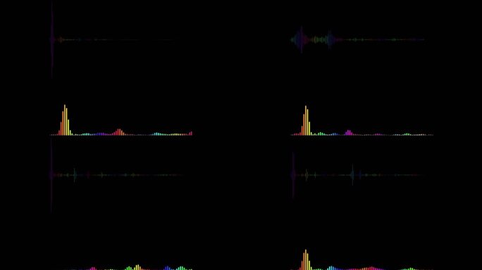 4K音乐动态音频波动视频模板