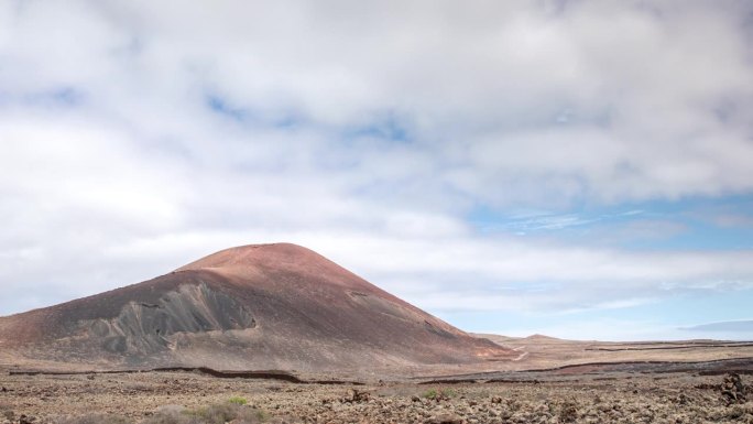 富埃特文图拉的巴尤约火山的时间变化