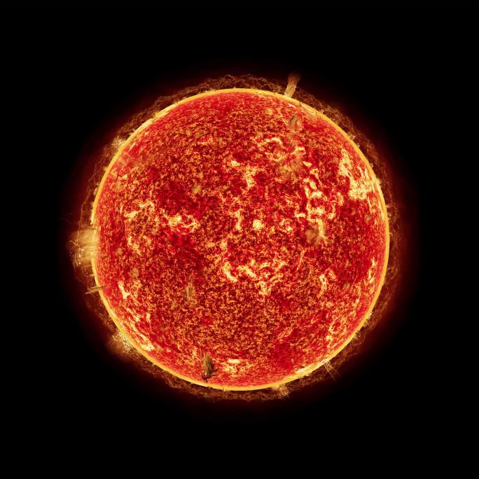 太阳粒子恒星喷发_带透明通道