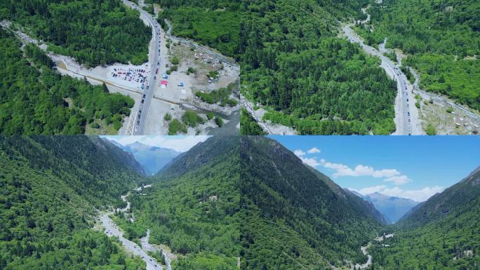 航拍理县凉台沟