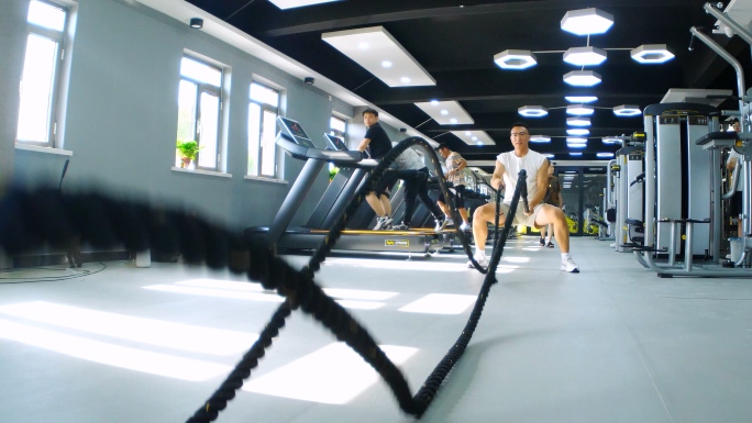 【4K】 健身房 健身