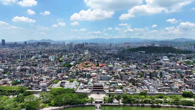 潮州市区全景