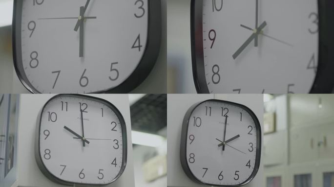 [实拍]时钟挂钟钟表时光流逝