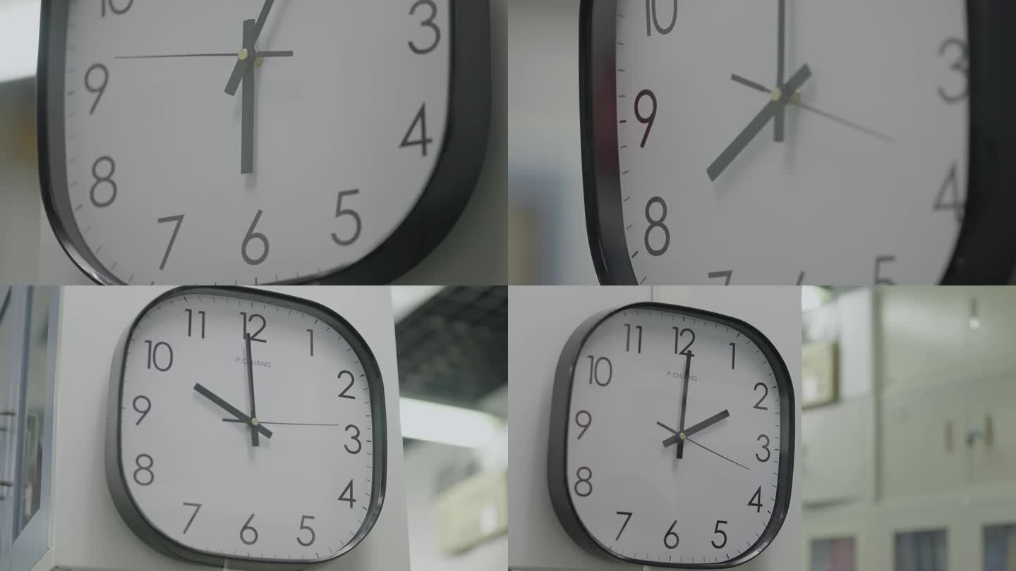 [实拍]时钟挂钟钟表时光流逝