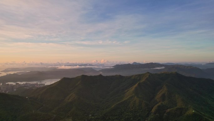 航拍大自然大山云海