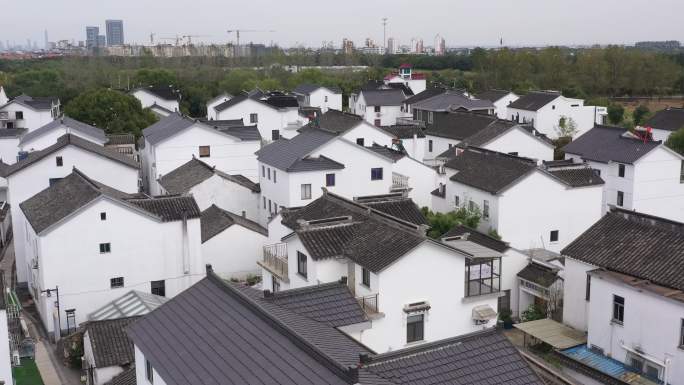 白墙乌瓦江南农村的特色建筑