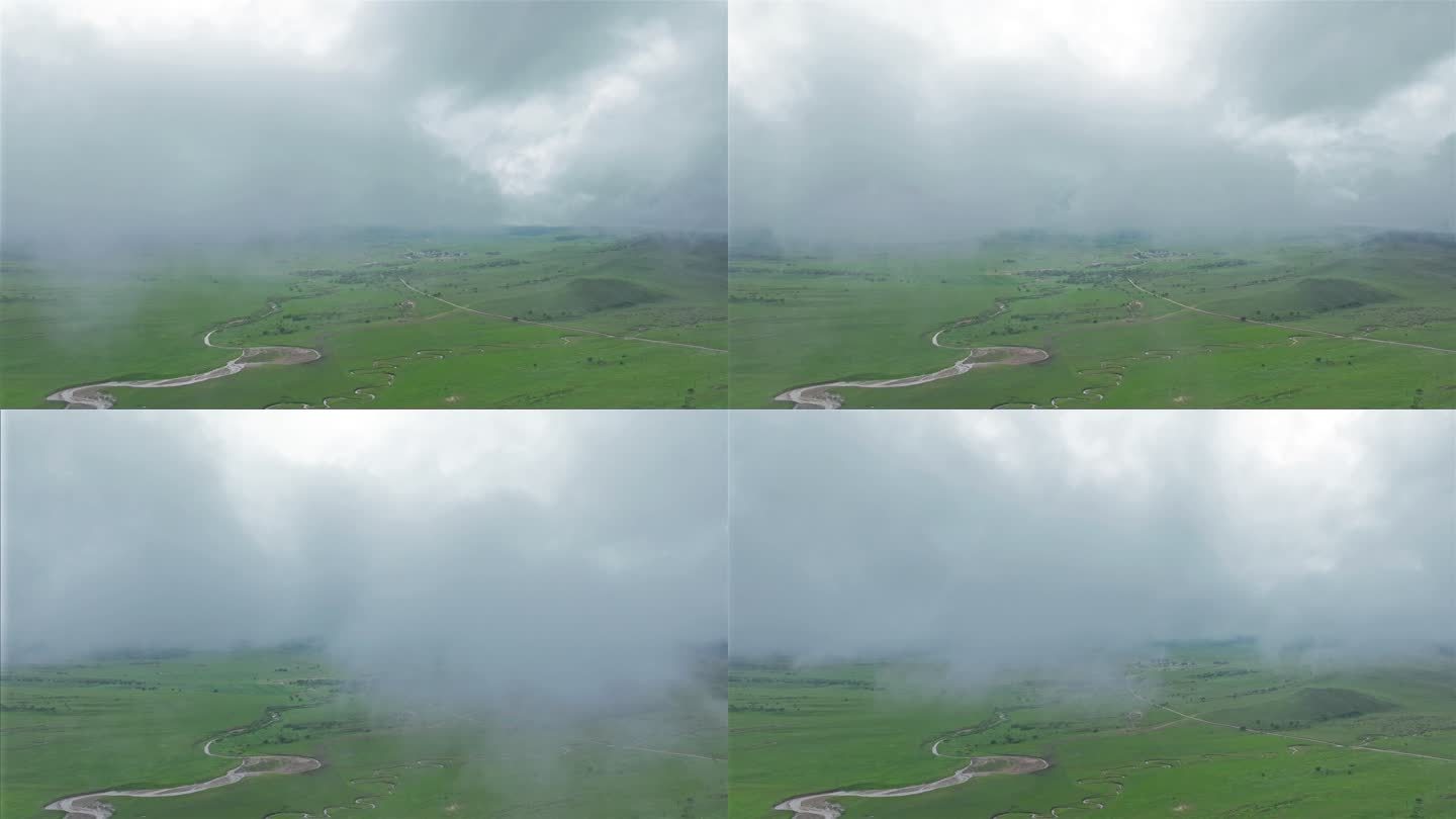 草原暴雨来临前