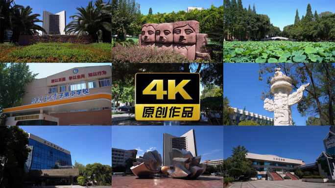 【4K合集】西南交通大学九里校区南门