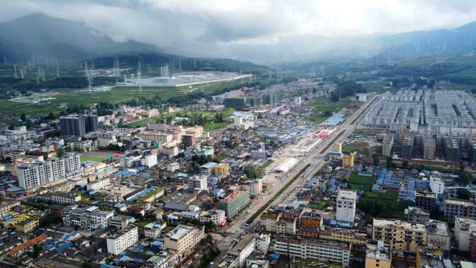 凉山州布拖县大气航拍4k