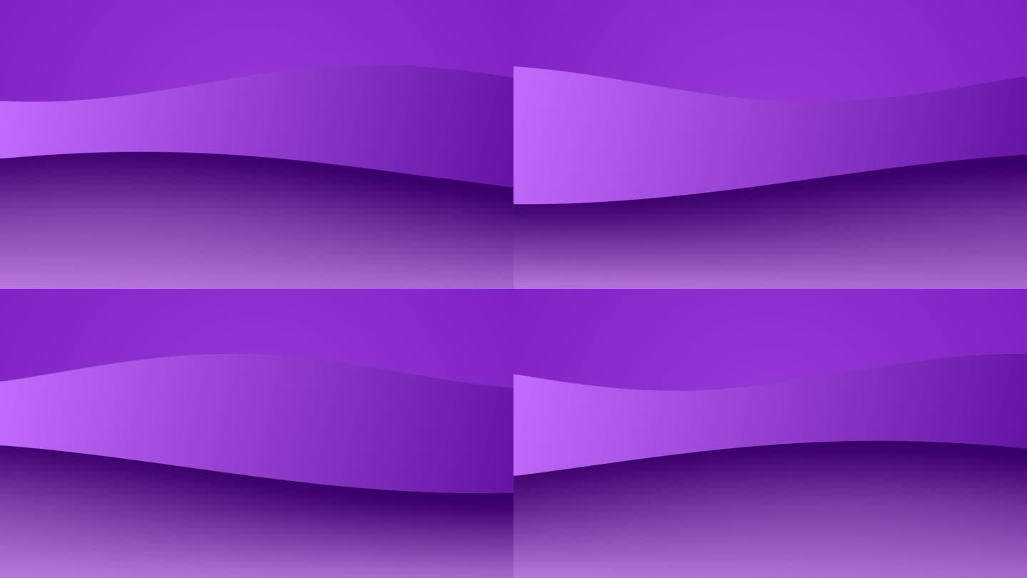简单的紫色波浪图案形状图层的背景