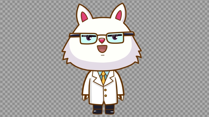 猫博士  猫医生 MG动画人物博士 医生