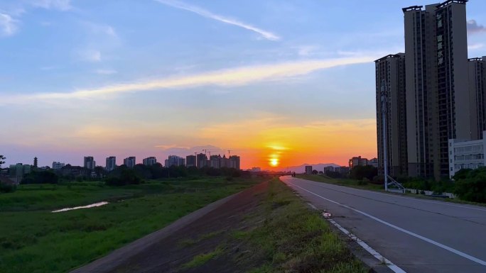 晚霞 夕阳 黄昏