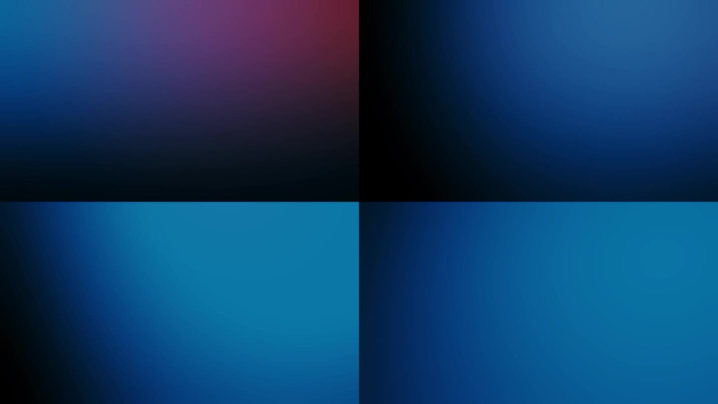 蓝紫光泄漏渐变背景循环。4K叠加动画创意项目。