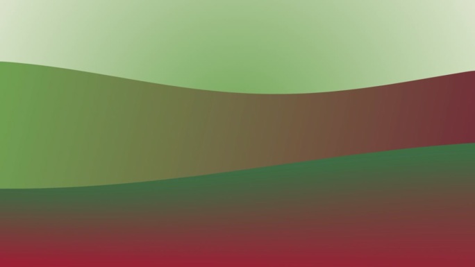 绿色和红色简单的波浪图案形状图层的背景