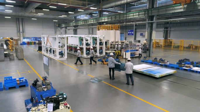 机械设备 工厂工人 生产车间