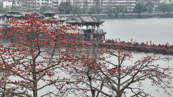 中国广东省潮州市潮州古城广济桥