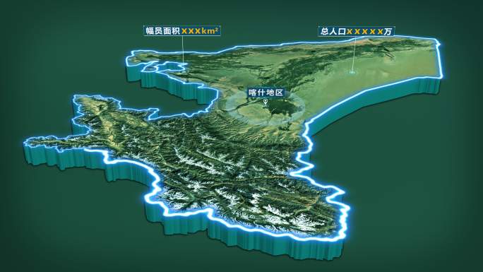 新疆喀什地区面积人口区位基本信息展示