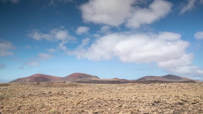 富埃特文图拉的巴尤约火山的时间变化