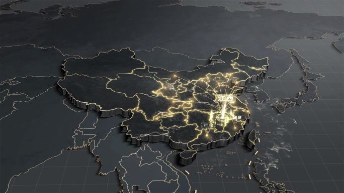 江西辐射覆盖中国地图