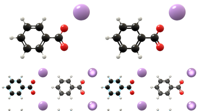 苯甲酸钠分子动画