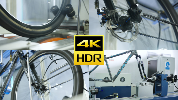 【有版权】4K自行车轮胎刹车质量安全检测