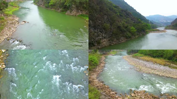 赤水河谷湍流河水近景