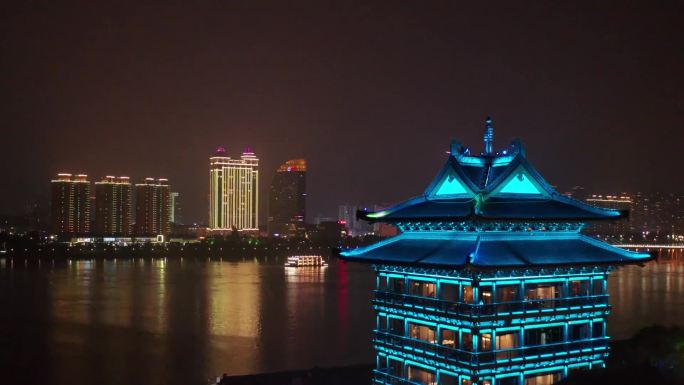 富春江夜景 富春山居图