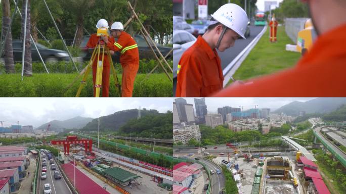 城市建设 隧道施工 建筑工人