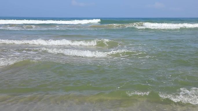 大海海浪海水碧波海南海边浪花