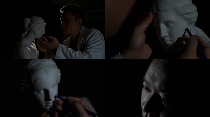 光影美学、断臂维纳斯艺术设计