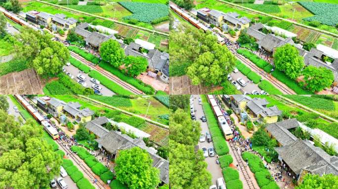 云南建水乡会桥火车站