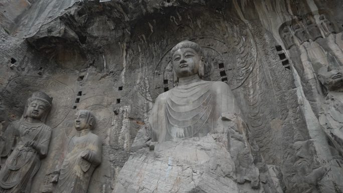 洛阳龙门石窟佛像石像7