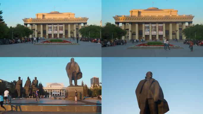 俄罗斯 建筑 铜像