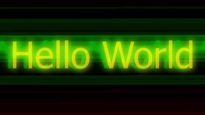 数据计算机编码技术hello world编程