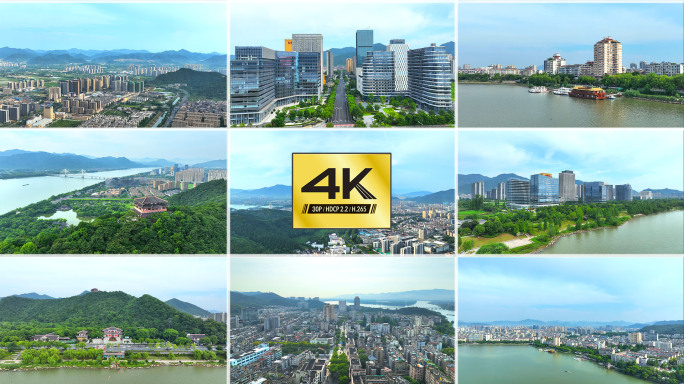 【4K】杭州富阳区清晨