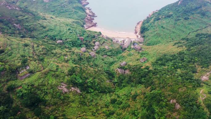 温岭松门山海之韵，大坑沙无人村景色