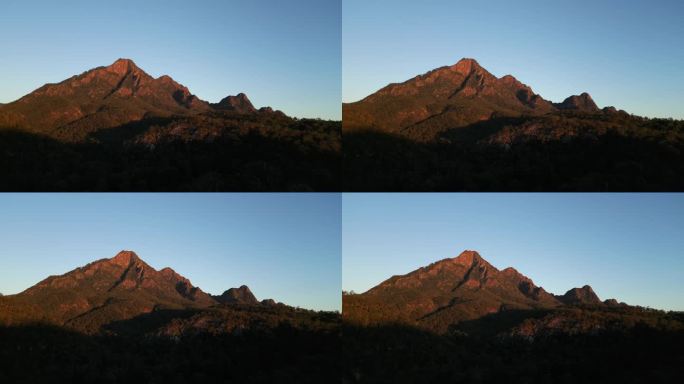 第一道曙光出现在澳大利亚昆士兰州的巴尼山