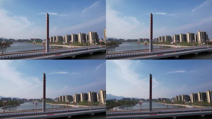 航拍河南省林州市风景
