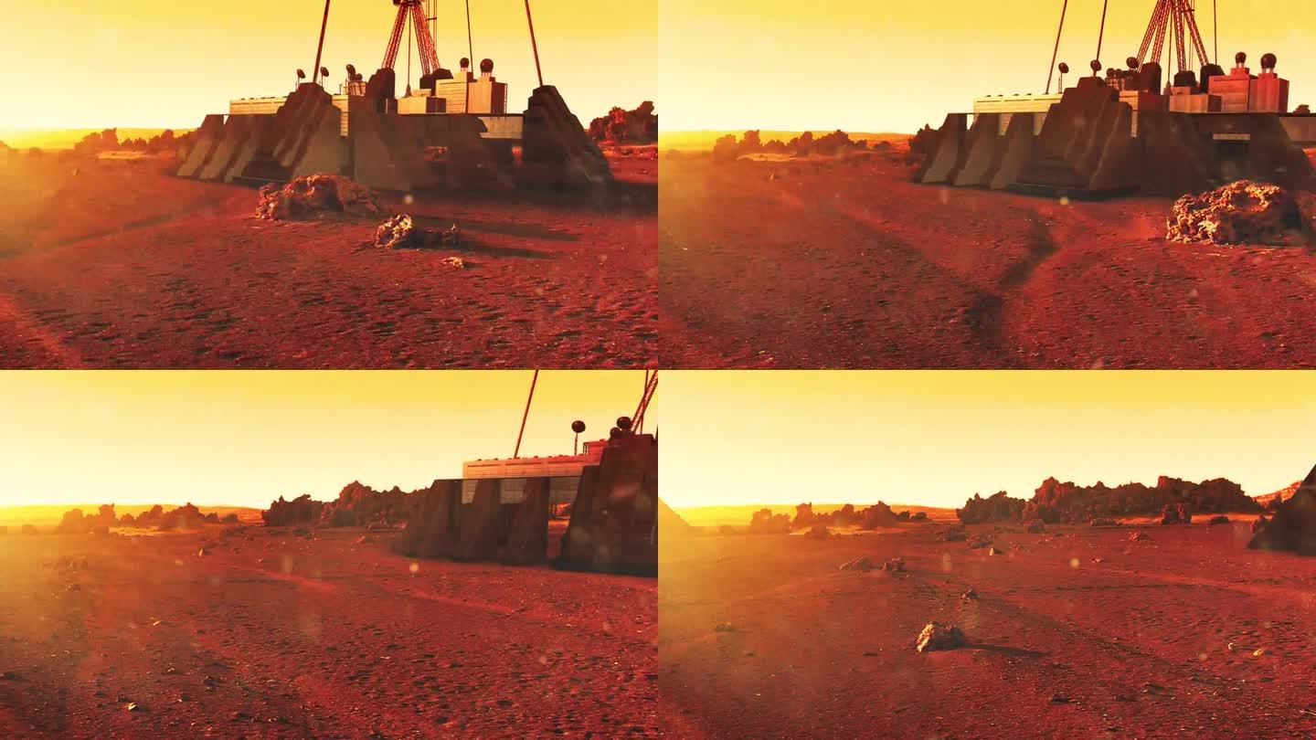 火星表面的未来先进空间站